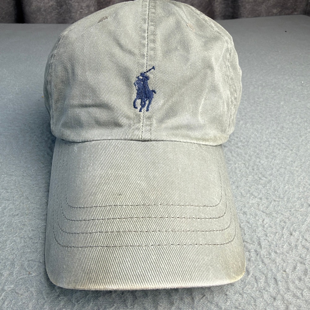Polo Ralph Lauren Mens Baseball Cap Hat Khaki Green Navy Blue Pony Logo OSFM